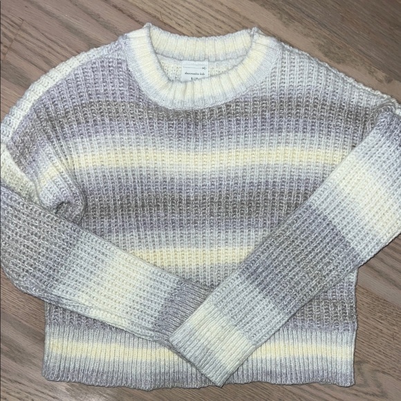 abercrombie kids Other - Abercrombie Kids Girls Striped Knit Sweater Size 9/10